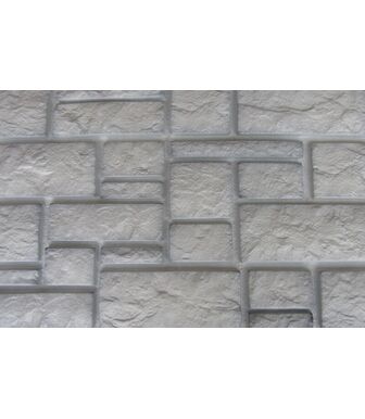 Фасадные панели (Цокольный Сайдинг) Аэлит Дворцовый Камень Белый
