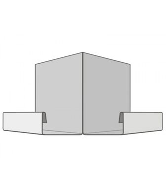 Профиль стартовый угловой металлический Деке для Фасадных Панелей Docke (Деке)