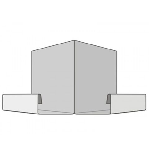 Профиль стартовый угловой металлический Деке для Фасадных Панелей Docke (Деке)