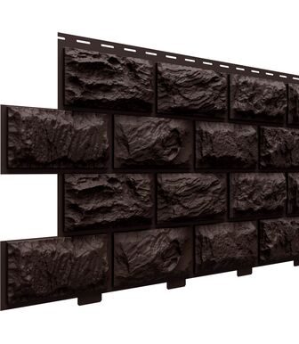 Фасадные панели (Цокольный Сайдинг) Доломит Альпийский 2-х метровый (Дикий Камень) Корица 