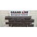 Фасадные панели (Цокольный Сайдинг) Grand Line Колотый Камень DESIGN Шоколадный, ШОВ RAL 7006