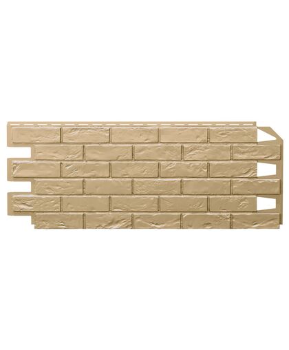 Фасадные панели (Цокольный Сайдинг) VOX Vilo Brick Sand (Песочный) Без Шва
