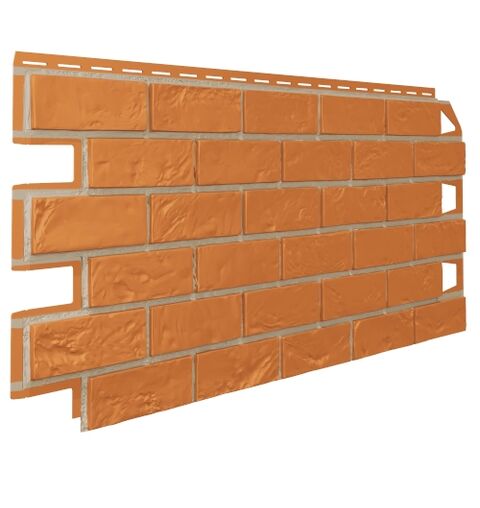Фасадные панели (Цокольный Сайдинг) VOX Vilo Brick Marron (Каштан)