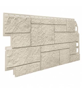 Фасадные панели (Цокольный Сайдинг) VOX Vilo Sandstone Ivory (Слоновая кость) 