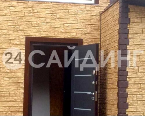 фото монтажа grand line я-фасад крымский сланец янтарный