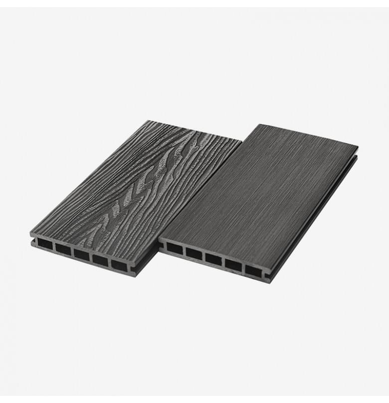 Террасная доска ДПК RusDecking UnoDeck Vintage Графит 3 пог.м.
