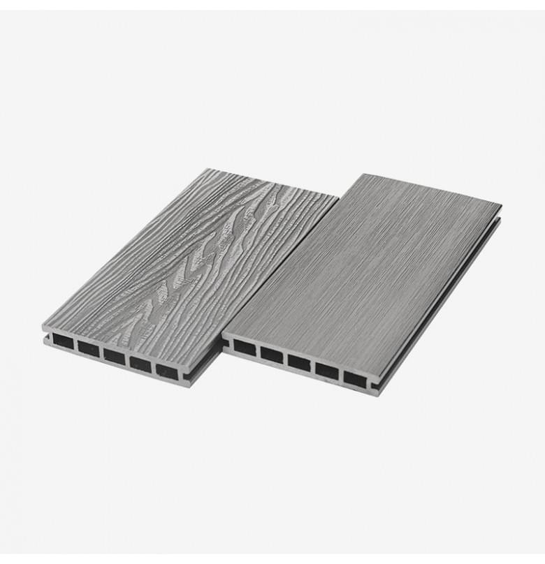 Террасная доска ДПК RusDecking UnoDeck Vintage Серый 4 пог.м.