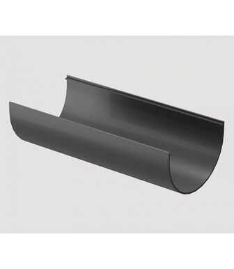 Желоб водосточный 2м Docke (Деке) Standard (Стандарт) Серый
